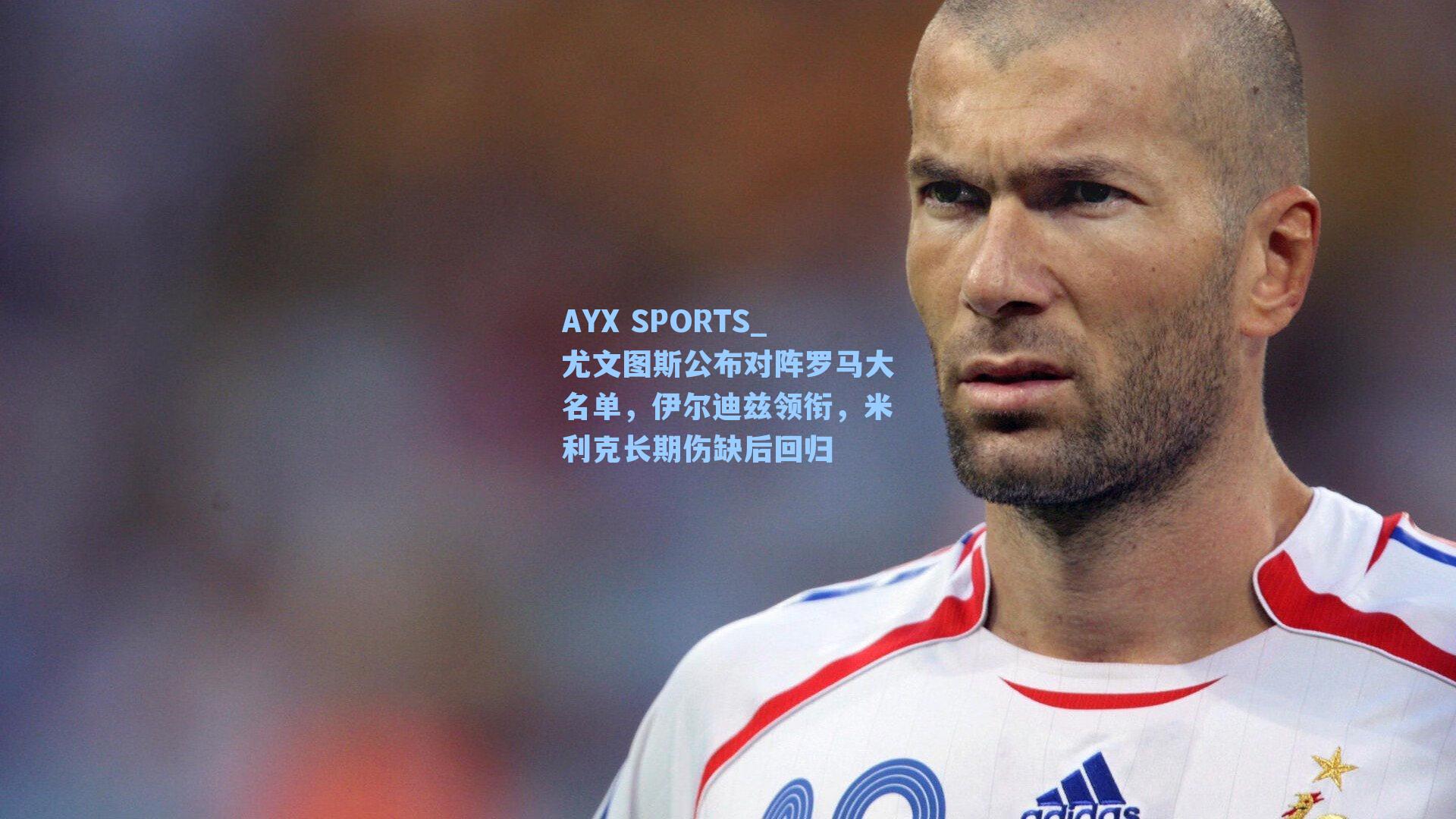 尤文图斯公布对阵罗马大名单，伊尔迪兹领衔，米利克长期伤缺后回归